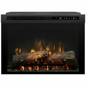 Dimplex 26 Electric Fireplace Insert With Logset In Black