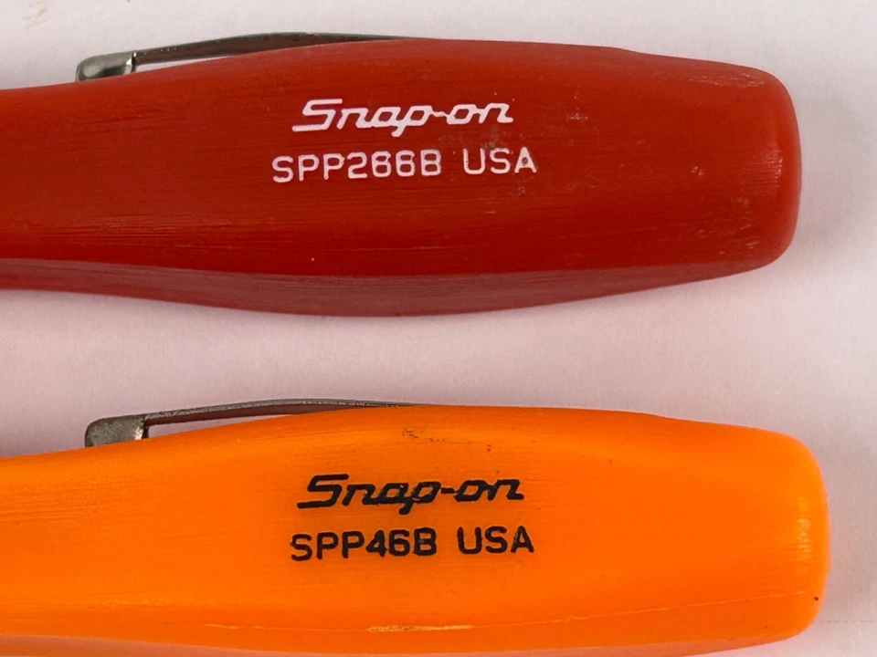 2 SNAP ON SPP46B Flat Tip & SPP266B Philips Head Screwdrivers With Pocket Clip - Image 3 of 4