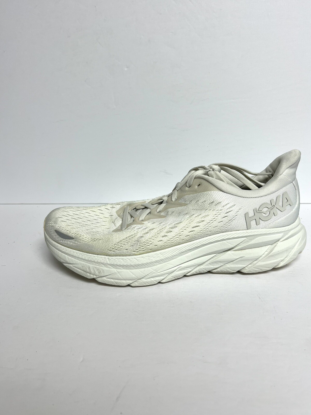 Hoka One One Clifton 8 Running Shoe White Size Womens… Gem