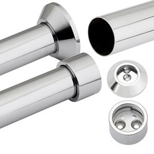 Schrankstange 60 - 116 cm rund Ø 25 mm Kleiderstange Kleiderschrankstange SOTECH