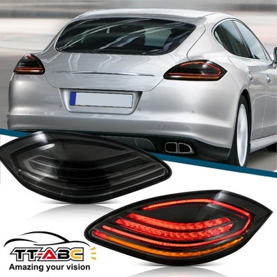 Paar Smoked VollLED Rückleuchten Heckleuchten Für Porsche Panamera 970 2010-2013