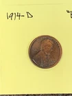 1914 D Lincoln Cent Rare Key Date Penny --Fine to Very Fine Details