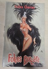 Folies Bergere Folies Cheries 1960's French Program