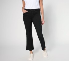 Belle by Kim Gravel Women's Petite Pants 8P TripleLuxe Twill Ankle Black A677321