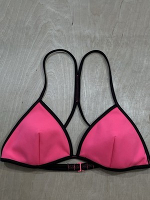 Victoria s Secret  Padded Triangle Bikini Top Swim Swimwear Sz M Pink