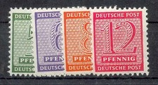 SBZ 1945 120-123X ** POSTFRISCH TADELLOSER SATZ VERSUCHSZ&Auml;HNUNG 80&euro;(48624