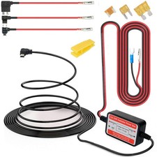 Gebildet Dash Cam Hardwire Kit Mini USB,10ft 12V-24V to 5V Low black or gray