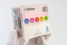 RARE SEALED 5-Pack Victor "Fruity" 80min MiniDiscs MD-80V5 Japan Import