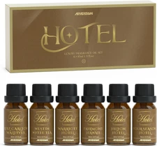Hotel Diffuser Oils Gift Set -  Hotel Essential Oils for Diffuser, Luxury Fragra