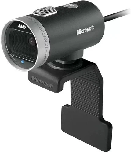 Microsoft LifeCam Cinema HD Webcam with built-in noise cancelling Microphone