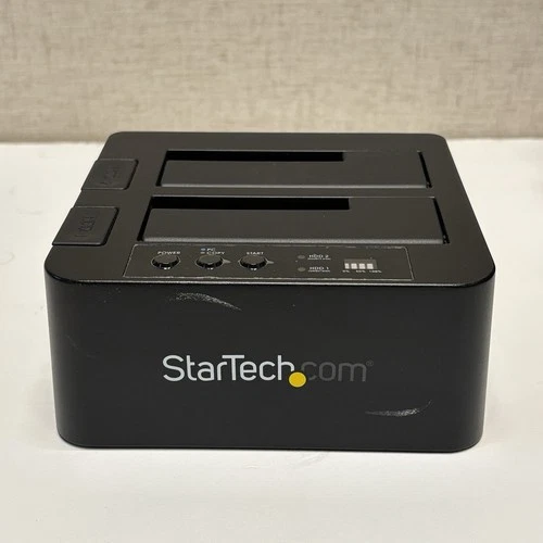 StarTech SATDOCK22RE Standalone Hard Drive Duplicator Dock- No Power Cord