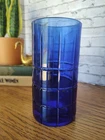 Replacement Vintage ANCHOR HOCKING Cobalt Blue Panel Glasses Tumblers Vintage