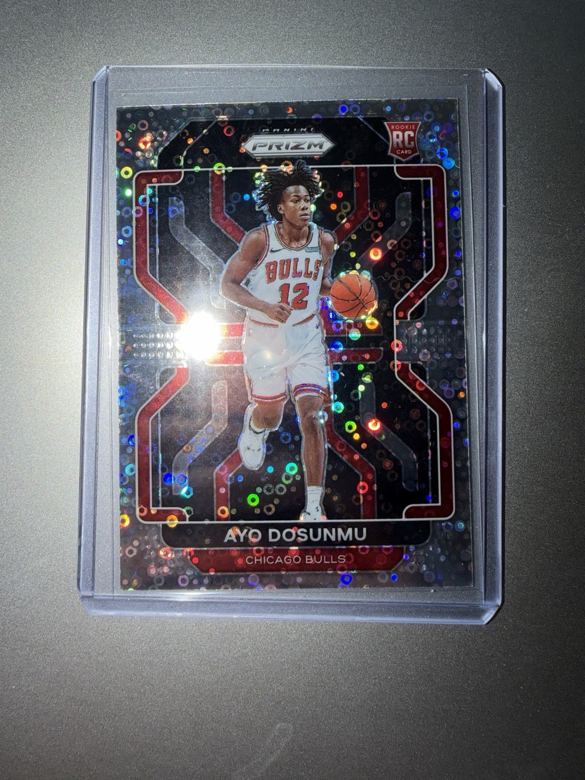 2021-22 Panini Prizm #271 Ayo Dosunmu Silver Fast Break Prizm Bulls Wolves RC