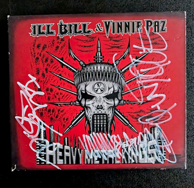 Rare Ill Bill & Vinnie Paz Heavy Metal Kings CD 2011 Autographed