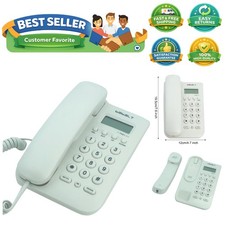 Simple Desk/Wall Mountable Telephone with Caller ID - Perfect for Home Office