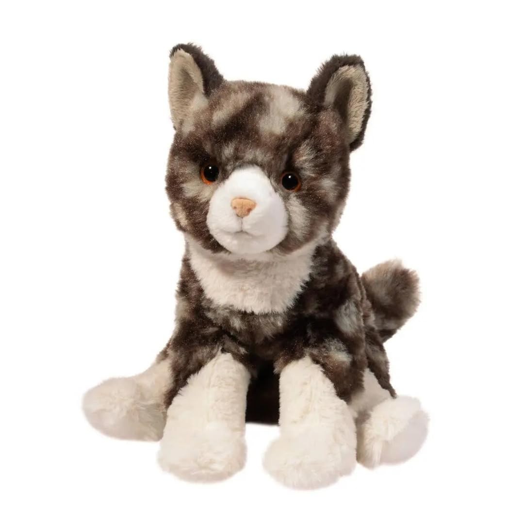 Douglas Trixie Soft Cat Plush Stuffed Animal, 9 Inch Realistic Floppy Kitten Toy