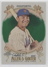 2021 Topps Allen & Ginter Chrome Green Refractor 61/99 Michael Conforto 11o2