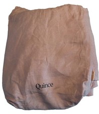 New 174 Quince European 100 Linen Duvet Cover King Cal King Latte No Shams