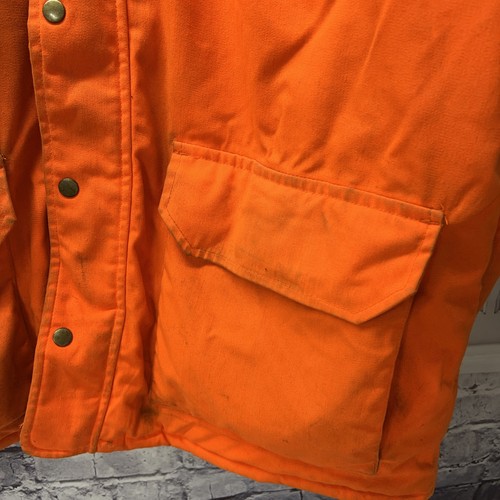 Gamehide Hunting Coat Jacket Orange Men’s L Vintage Read Description - Picture 4 of 19