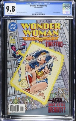 Wonder Woman 110 CGC 9.8  Sinestro appearance John Byrne Cover