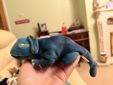 Ty Beanie Baby Rainbow Chameleon 1997