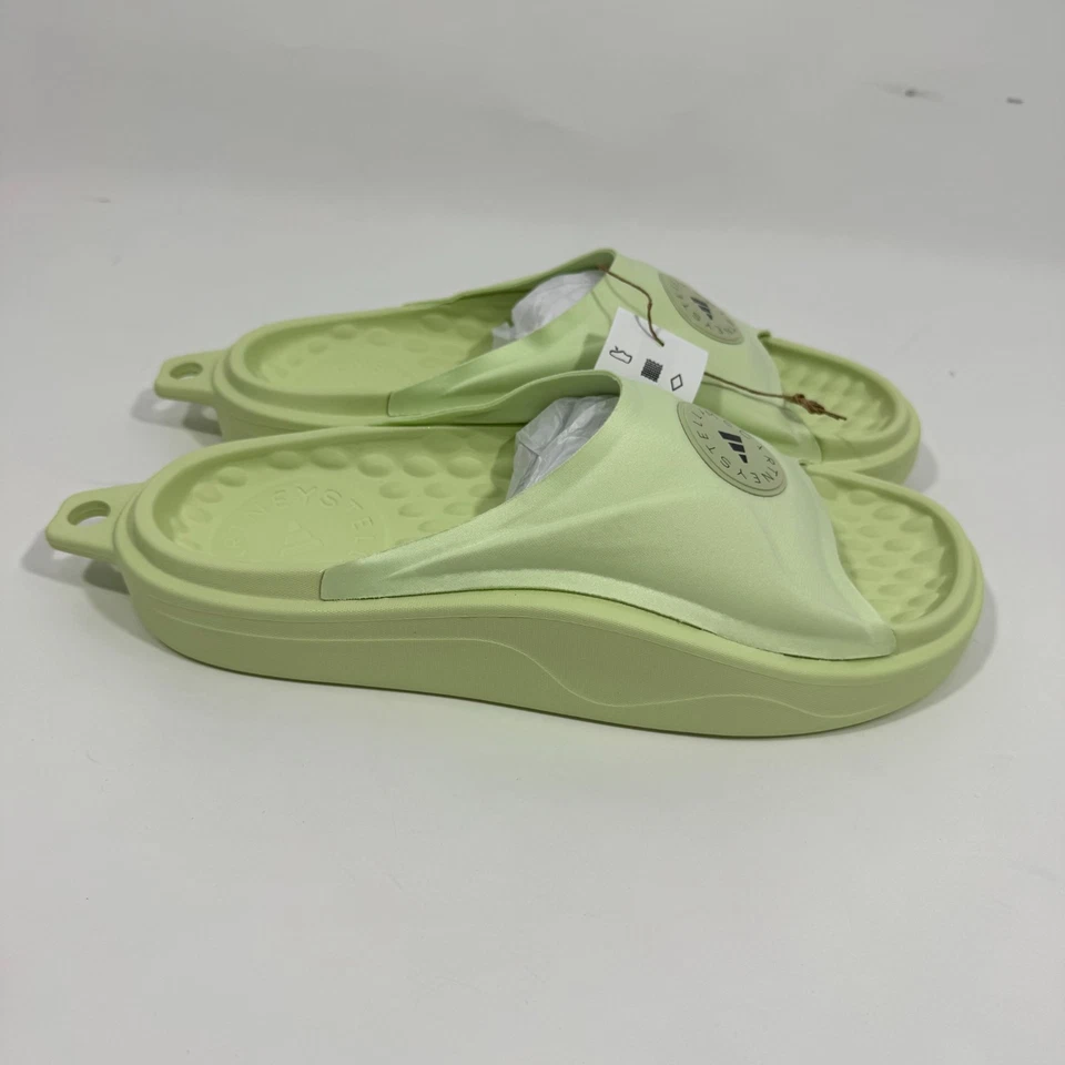 Stella McCartney x Adidas Mujer Talla 8 Halo Carbono Verde Claro Toboganes JI1217 Foto 2 de 4