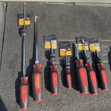 7pc Sears Craftsman Professional Screwdriver Lot Rare Sizes 47186 47185 Long