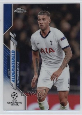 2019 Chrome UEFA Champions League Blue Refractor /150 Toby Alderweireld #56 13bp