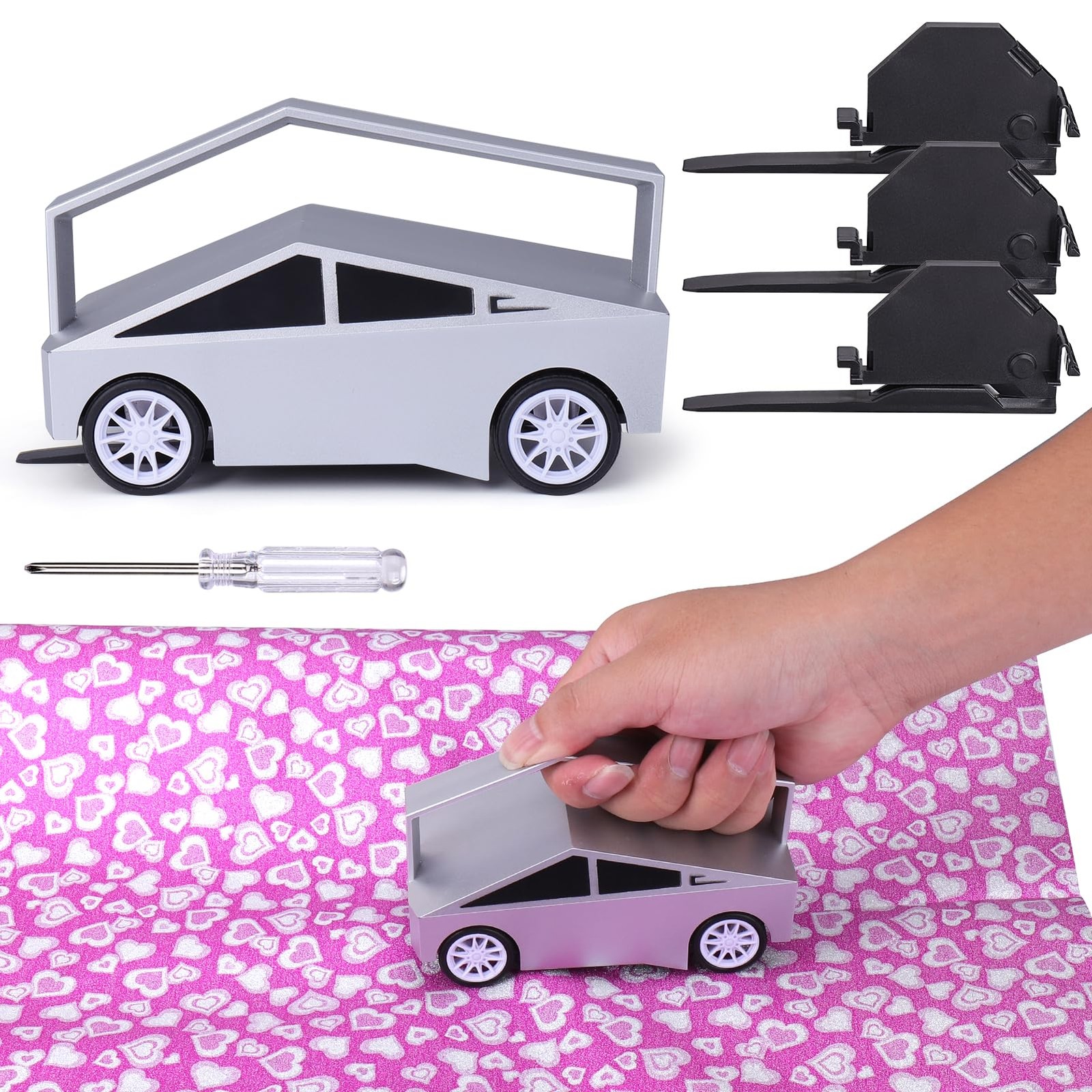 Cutter With 6 Replaceable Blades Silver Gift Wrap Tool