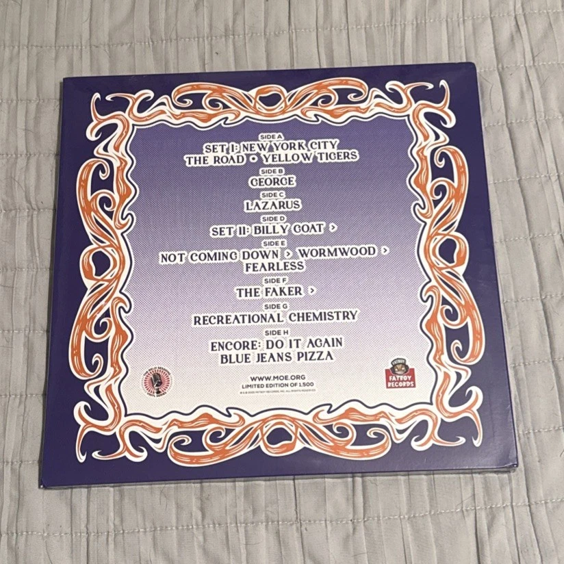 Moe. Live at Brooklyn Bowl May 19, 2023 4LP Vinyl Record Relix Sessions Sold Out - Image 2 of 2