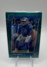 2021 Panini Donruss Optic - Rated Rookie Penei Sewell #260 Green Velocity Prizm