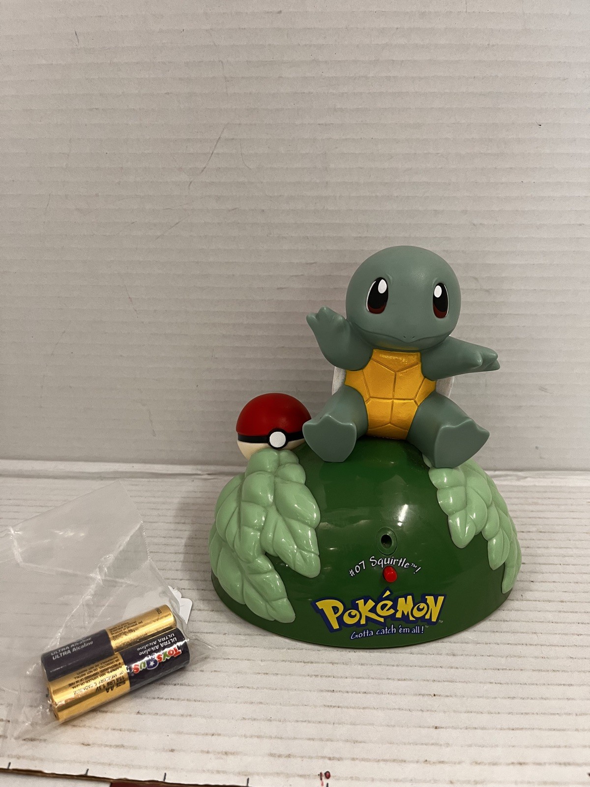 WORKING Vntg 1999 Pokemon Room Greeter Talking Squirtle Trendmasters Pokemon Toy