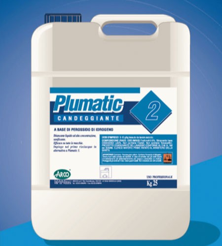 ARCO PLUMATIC 2 20kg | Candeggiante ad Ossigeno Liquido Ecosostenibile