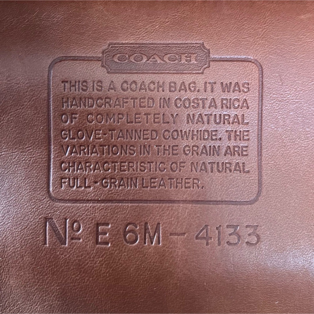 OLD COACH Tote Bag Brown Archive USA 4133 - Gem