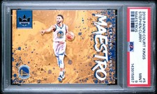 2019-20 Panini Court Kings Maestros Stephen Curry PSA 9 R6220J