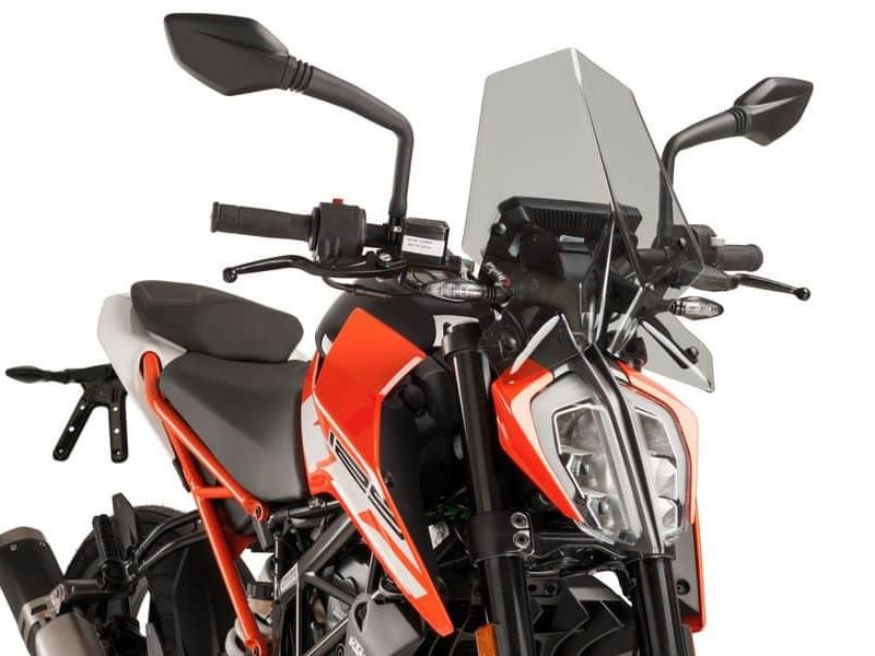 Puig Light Smoke New Generation Sport Screen KTM 125 Duke 2017-2023