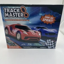 Track Master 1:64 Scale Electric Slot Car Racing Set Ages 6+