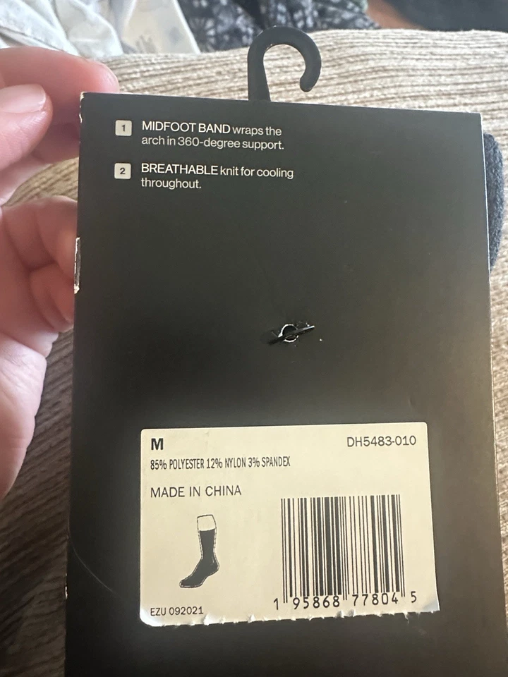 Calcetines Crew Hombre Nuevos Con Etiquetas Jordan Legacy Foto 4 de 4