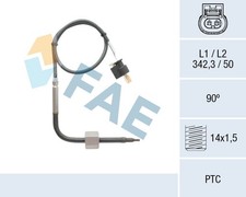 68004 FAE sensor, exhaust gas temperature particulate filter before catalytic converter before soot particles