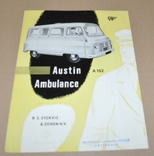 Austin A 152 Ambulance Bus Brochure Prospekt NL