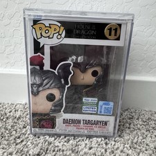 Funko Pop! Vinyl #11 House of the Dragon  Daemon Targaryen Rigid Protector NEW