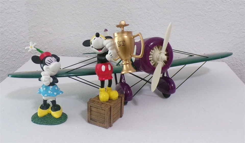 MICKEY MOUSE DISNEY FIRST PLACE DIECAST AIRPLANE BANK BY ERTL #27038 NIB - Image 2 of 4