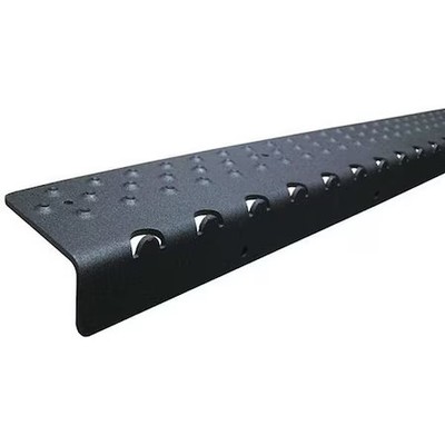 Handi Ramp Nsn122748bk0 Stair Nosing Aluminum Black, 48 In W X 1/4 In Thick