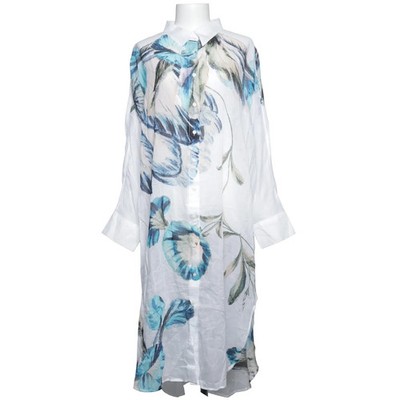 Royal Botanic Garden Kew, Blusenkleid, Größe: 42, Weiß/Blau/Mehrfarbig #vay