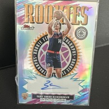 Topps Finest 2025 Rookie Autograph Refractor Yanic Konan-Niederhauser Clippers