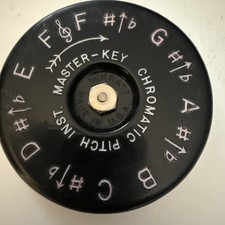 2 Vintage Chromatic Pitch Pipe Master-Keys Metal W. Kratt USA UNTESTED