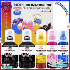 Printers Jack 580ML Sublimation Ink Refilled Bottles for ET2400-ET2850
