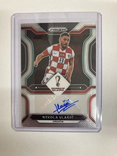 PANINI PRIZM WORLD CUP 2022 NIKOLA VLASIC CROATIA AUTO BASE.