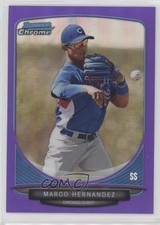 2013 Bowman Chrome Prospects Purple Refractor /199 Marco Hernandez #BCP115 0c2