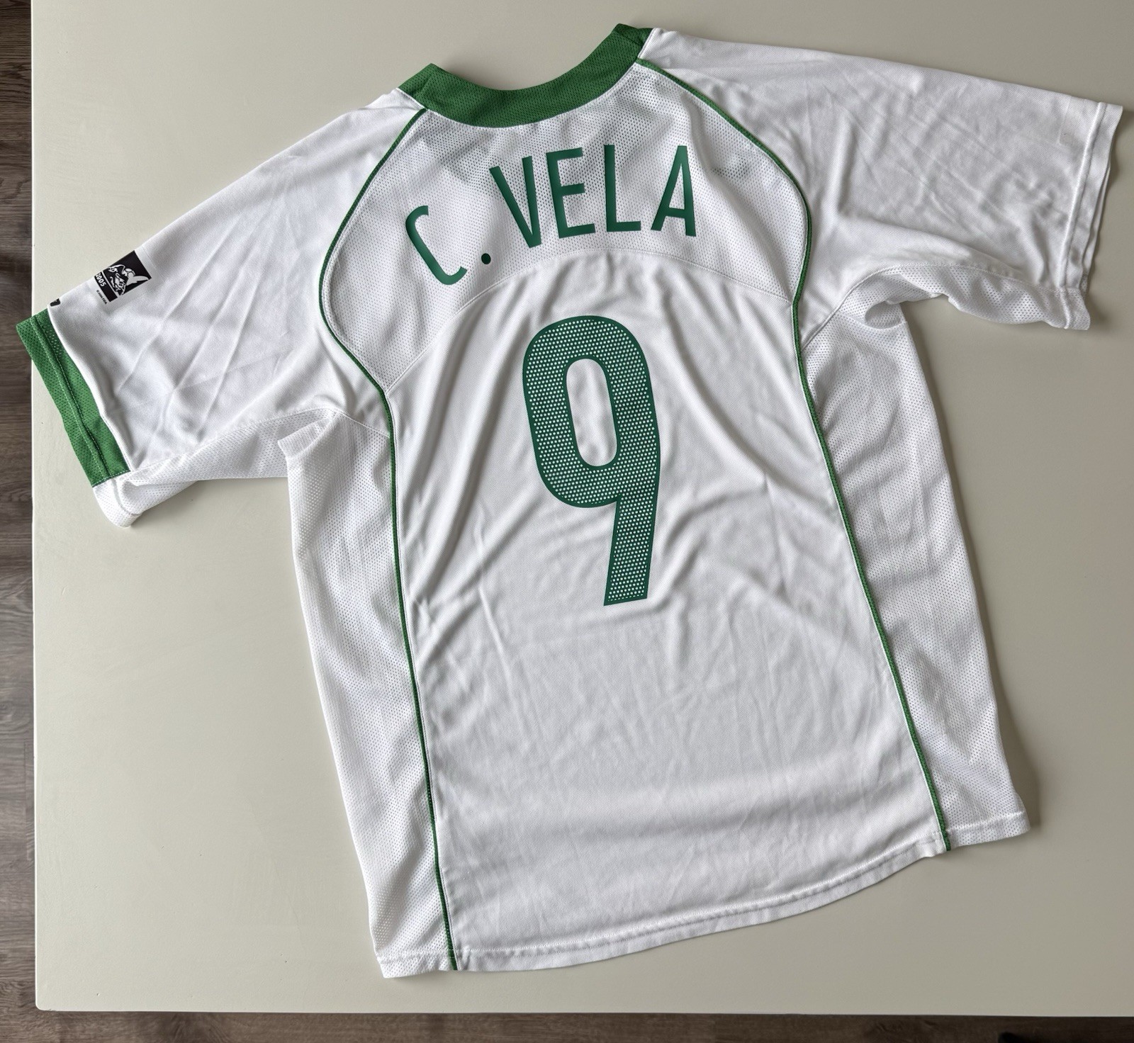 Nike Mexico Carlos Vela 2005 Home U -17 World Champions Jersey Mens Sz L